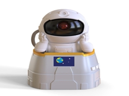 Projetor LED USB Lurelia para carro, controle remoto, céu estrelado, astronauta