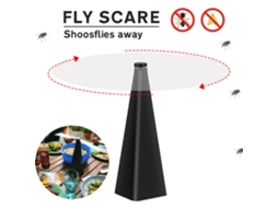 Ventilador Repelente De Moscas Giratório Para Mesa - Anti-moscas Sem Químicos Para Refeições, Churrascos E Piqueniques