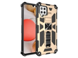 Capa Protetora Magnética À Prova De Choque Em Tpu + Pc Com Suporte Para Samsung Galaxy A42 5g (vermelha)