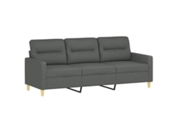 3-seater Sofa, 3-seater Sofas Vidaxl Cinzeto Tecido (n/a)