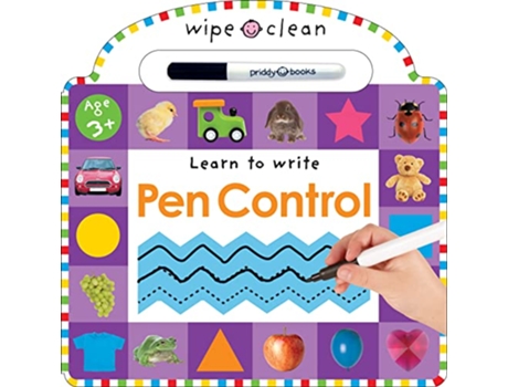 Livro Wipe Clean Pen Control de Roger Priddy (Inglês - Capa Dura)