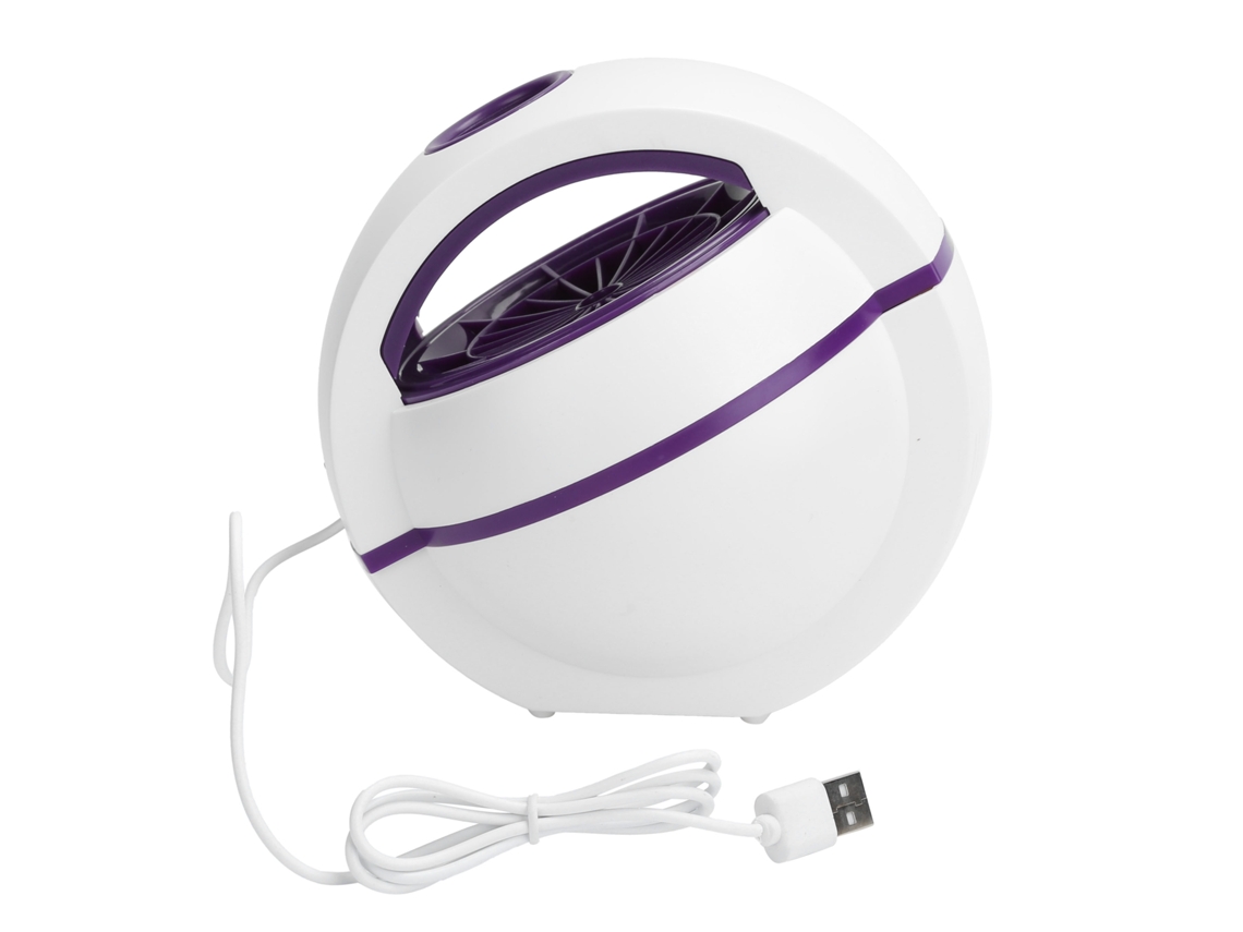 Laxiscreed Lâmpada Matamoscas Usb Com Led Branco E Roxo, Repelente Eficiente De Moscas