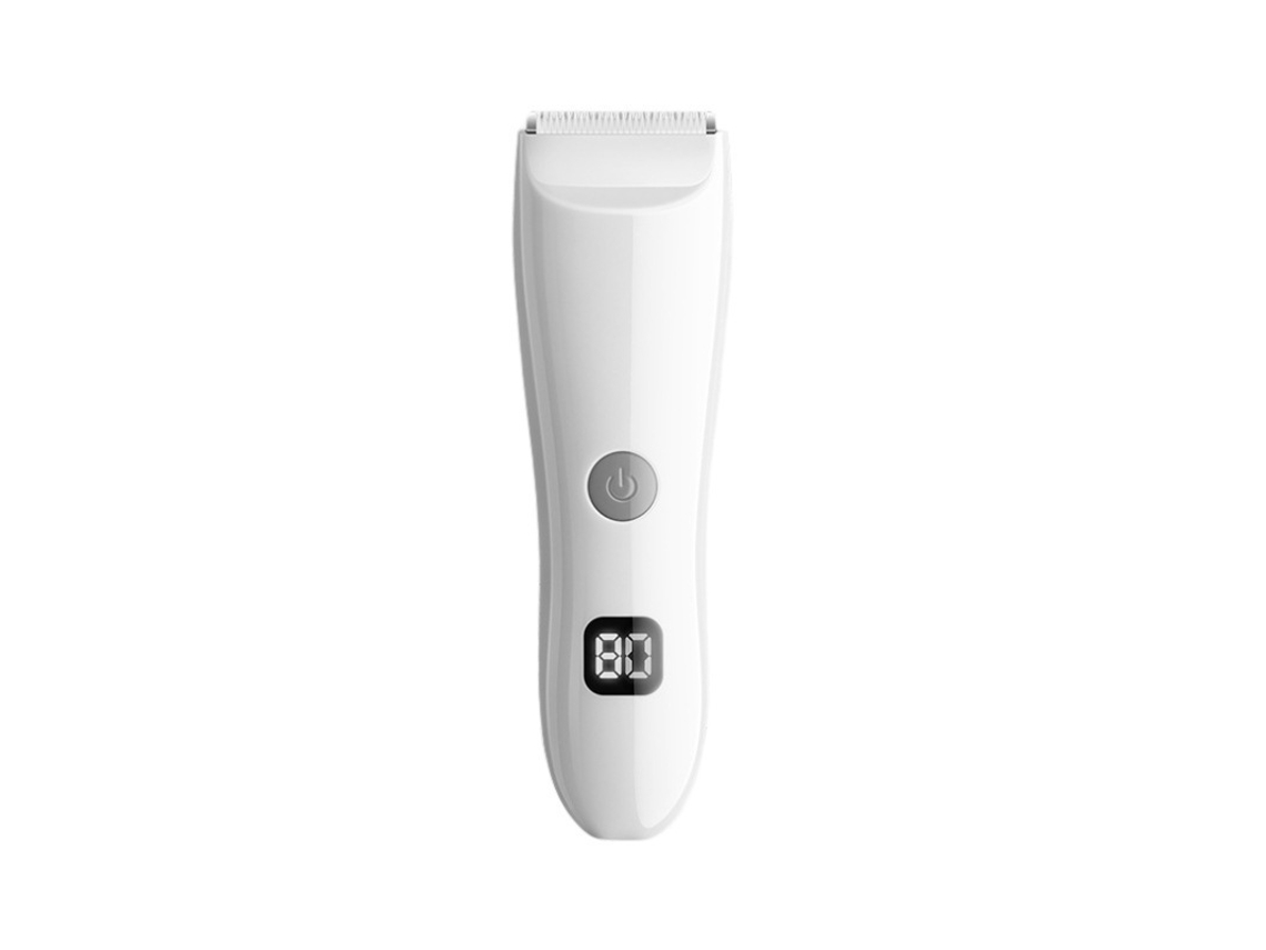 Máquina de Cortar Cabelo Bebé Recarregável, À Prova de Água, Lâmina Cerâmica Segura Branco HEXINYIGJLY