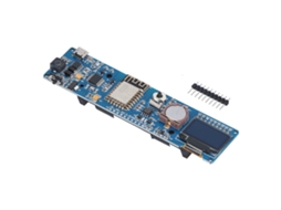 Laxiscreed Módulo De Relógio Esp8266 Com Display Oled 0,96" E Suporte Para Bateria 18650