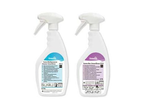 Frascos de 750 ml + Rótulos Suma Bac D10 1 unidade