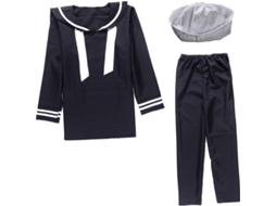 De Fantasia Náutica Masculina Para Cosplay, Ideal Para O Halloween.
