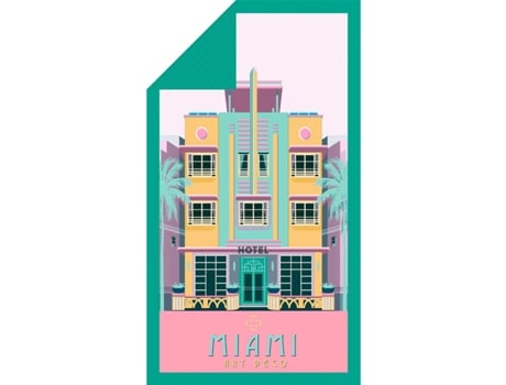 Telo Mare com Pochette Dondi Home South Beach