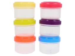 6 Recipientes De Salsa Para Salada Pequeños Recipientes De Condimentos Taza Mini De Condimentos 35ml 4,50x4,50x3,50 Cm