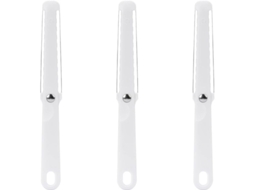 3 fatiadores de queijo com fio duplo, inox, cabo de plástico para cozinha S/MARCA