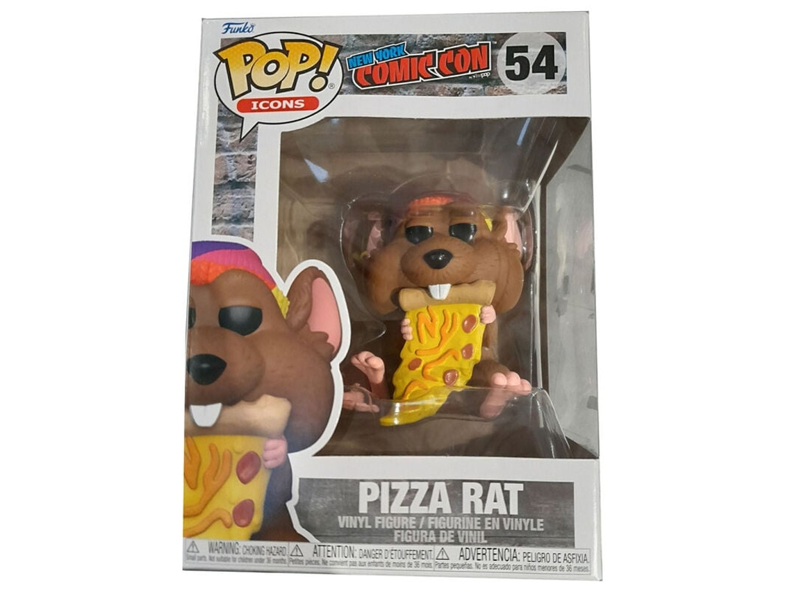 Figura Pop New York Comiccon Pizza Rat B.ACTIVE