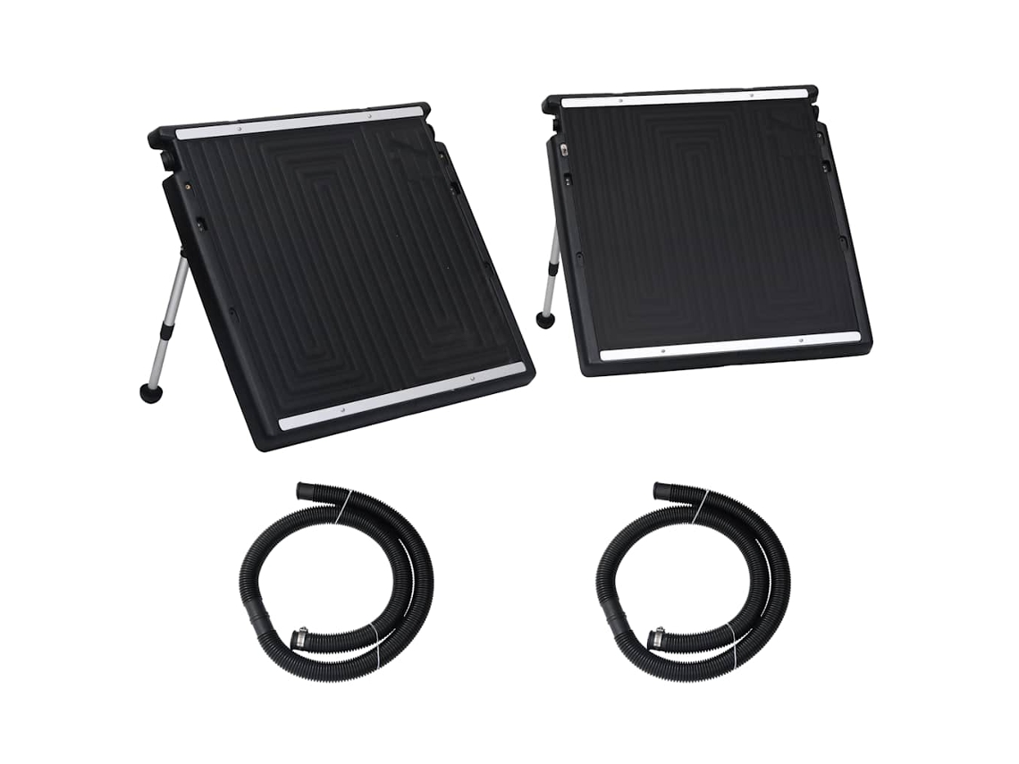 Vidaxl Painel De Aquecimento Solar Duplo Para Piscina 150x75 Cm