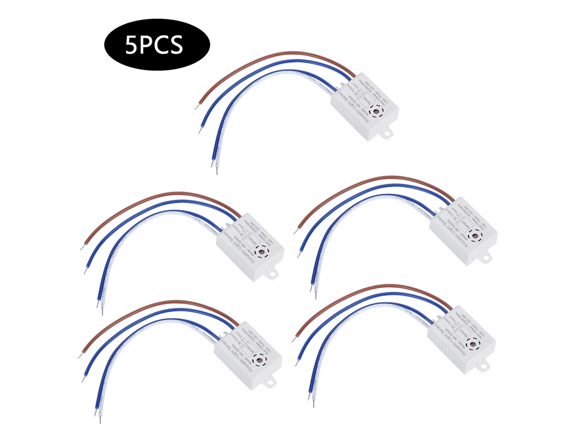 Interruptor de controle de som e luz LED com sensor YURU
