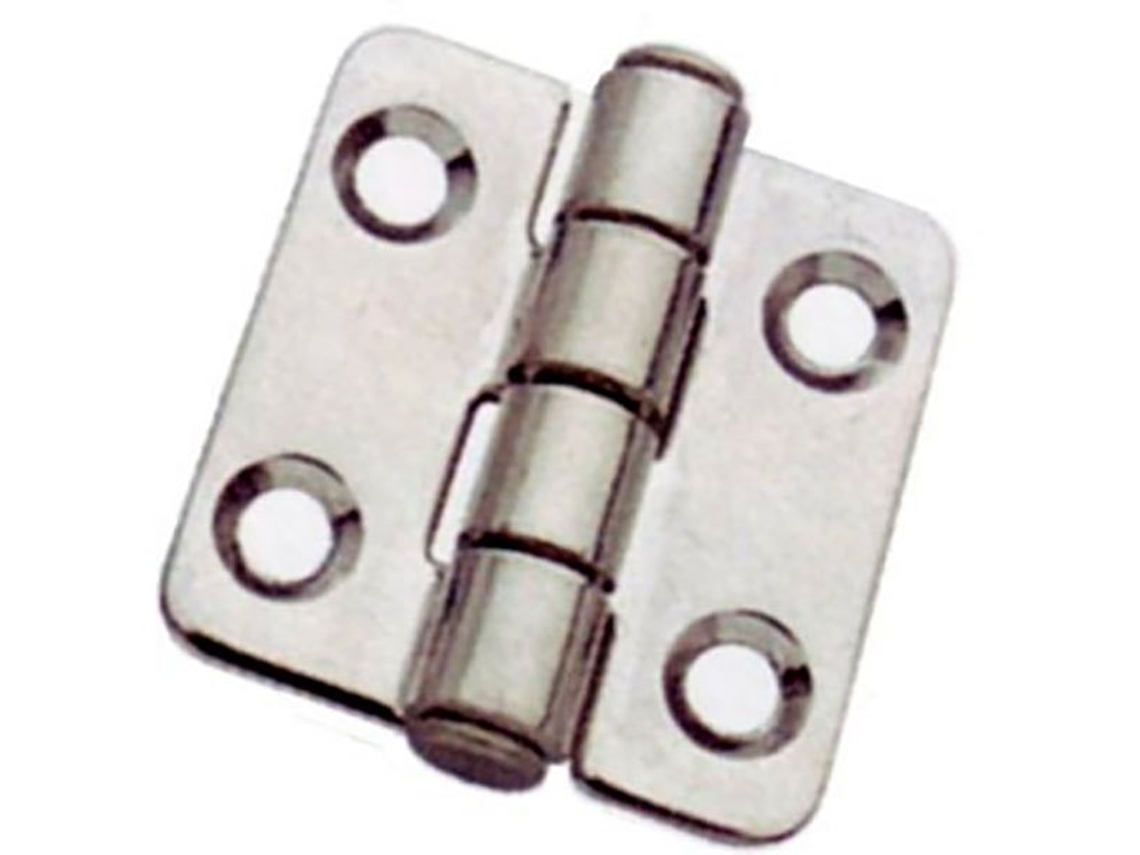 Dobradiça Inox Prateado 0.6 40 X 40 Mmgoldenship