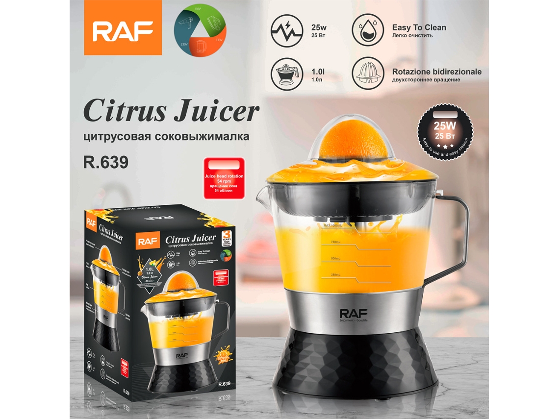 Espremedor de Laranjas Elétrico Padrão Europeu Espremedor Automático Doméstico Espremedor de Limão e Laranja Pequeno e Portátil MDUG
