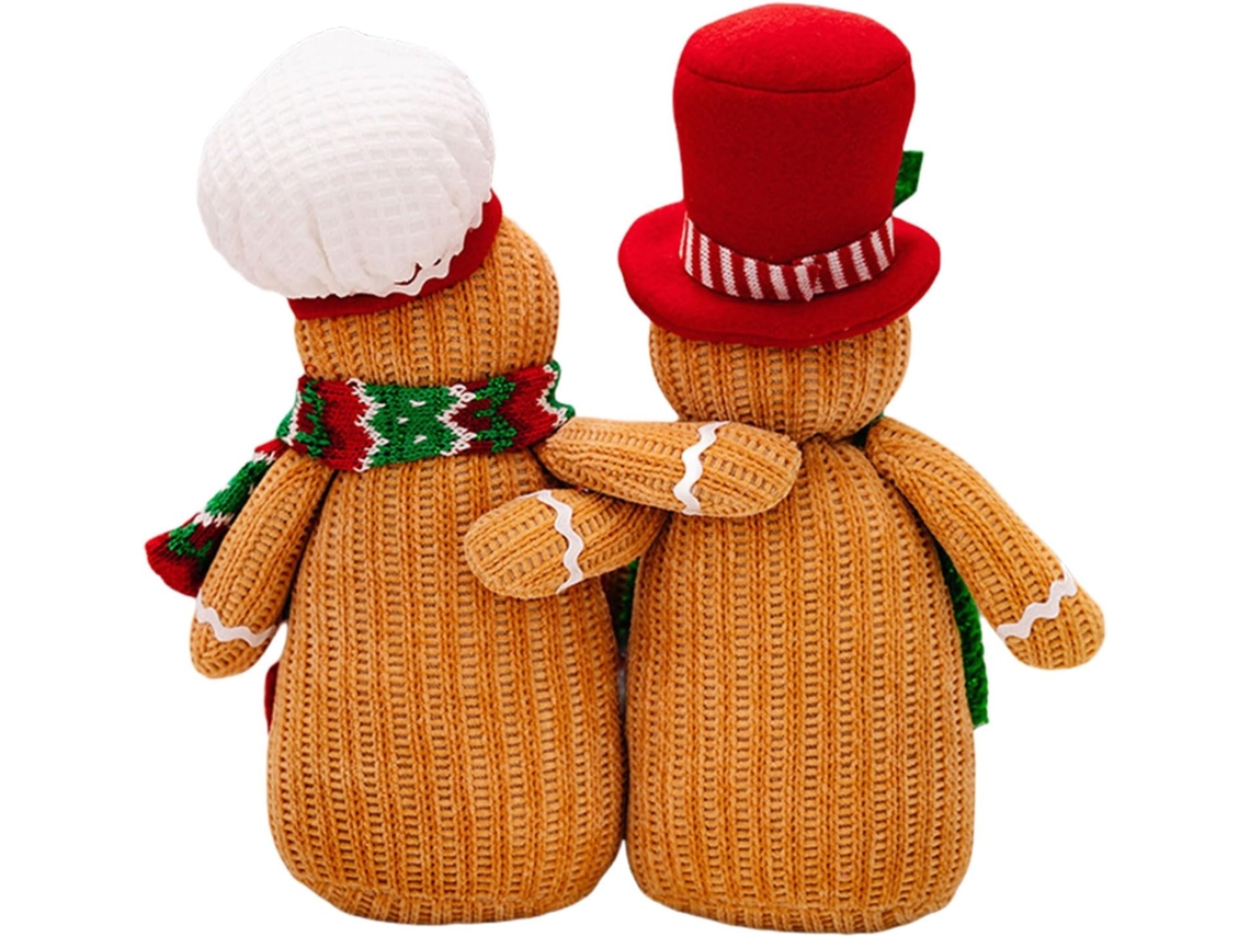Conjunto Prático De Enfeites De Gengibre Para Festas. Material Portátil Para Tricô, Ideal Para Decoração