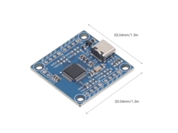 Módulo Usb Para Ttl 4 Canais Ch9344 3.3v Uart