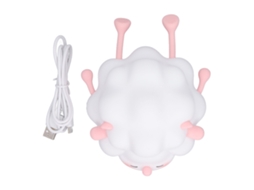Primerox lâmpada de Noite Silicone Ovelha Fofa Recarregável Luz Quente Branca 3 Níveis À Prova D'água