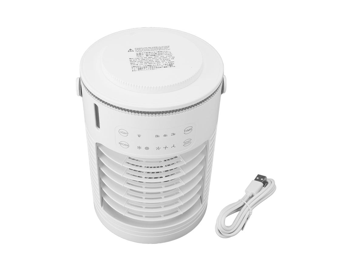 Ar Condicionado Usb Mesa com Ventilador e Timer 8h