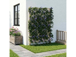 Vidaxl Treliça Com Espinho Branco 99 X 6 X 165 Cm Pp