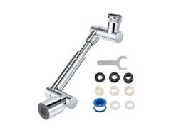 Extensor Universal De Torneira Com Rotação 1440°, 2 Modos De Spray E Ajuste Flexível Para Cozinha E Banheiro