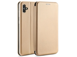 Capa para Samsung Galaxy A04 BELINE Pele Sintética Magnética Dourado