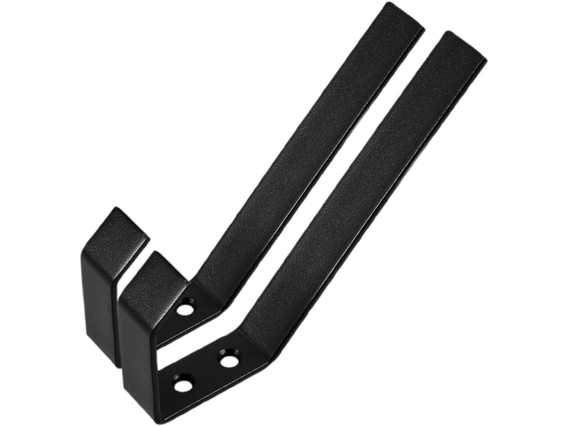 Suporte De Parede Para Capacete De Motocicleta E Jaqueta Toddmomy, 2 Peças, Em Aço Inoxidável, Preto