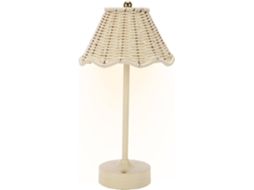 Vime Luminária Recarregável Semi Fio 120cm, Decoração Em Vime Trançado