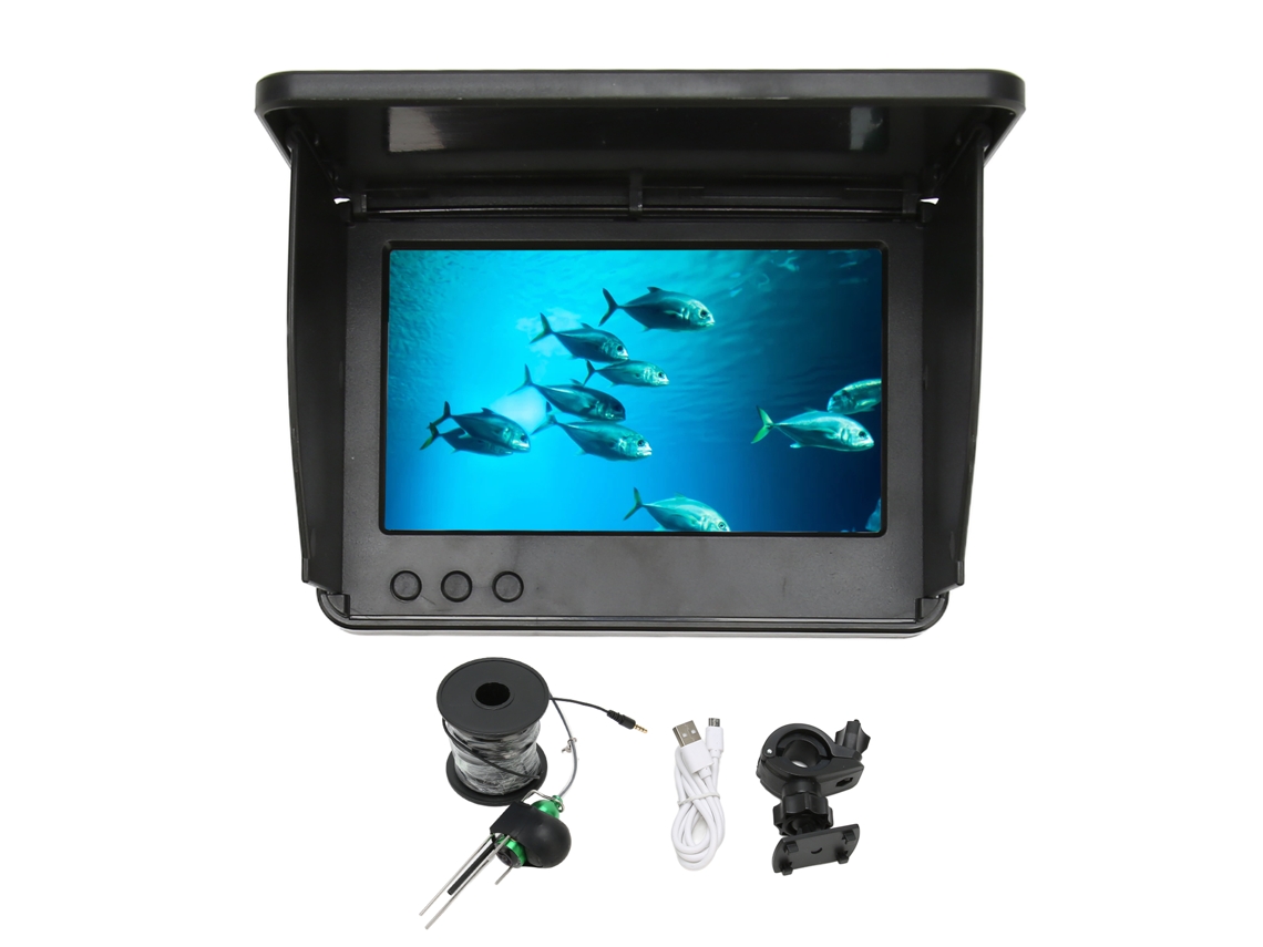 Câmera De Pesca Subaquática Ip68 800x480 2500cd 5"