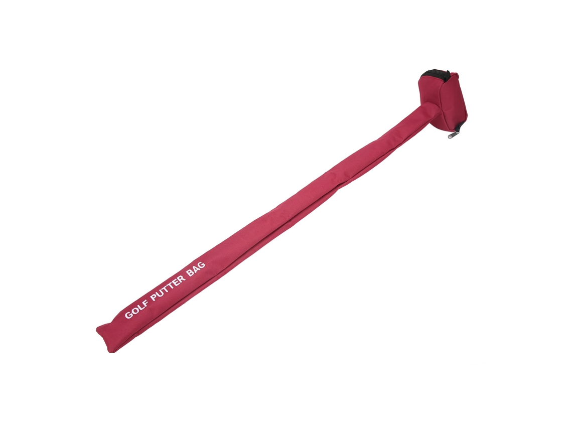 Bolsa de golf portátil, plegable, ligera, para mini golf y putter, lona, roja, S/MARCA