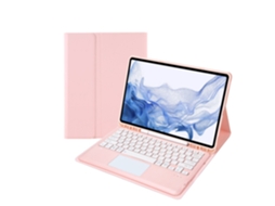 Capa de Teclado Bluetooth XIAOMOYU para Samsung Tab S8plus 12.4 com ecrã sensível e teclado destacável