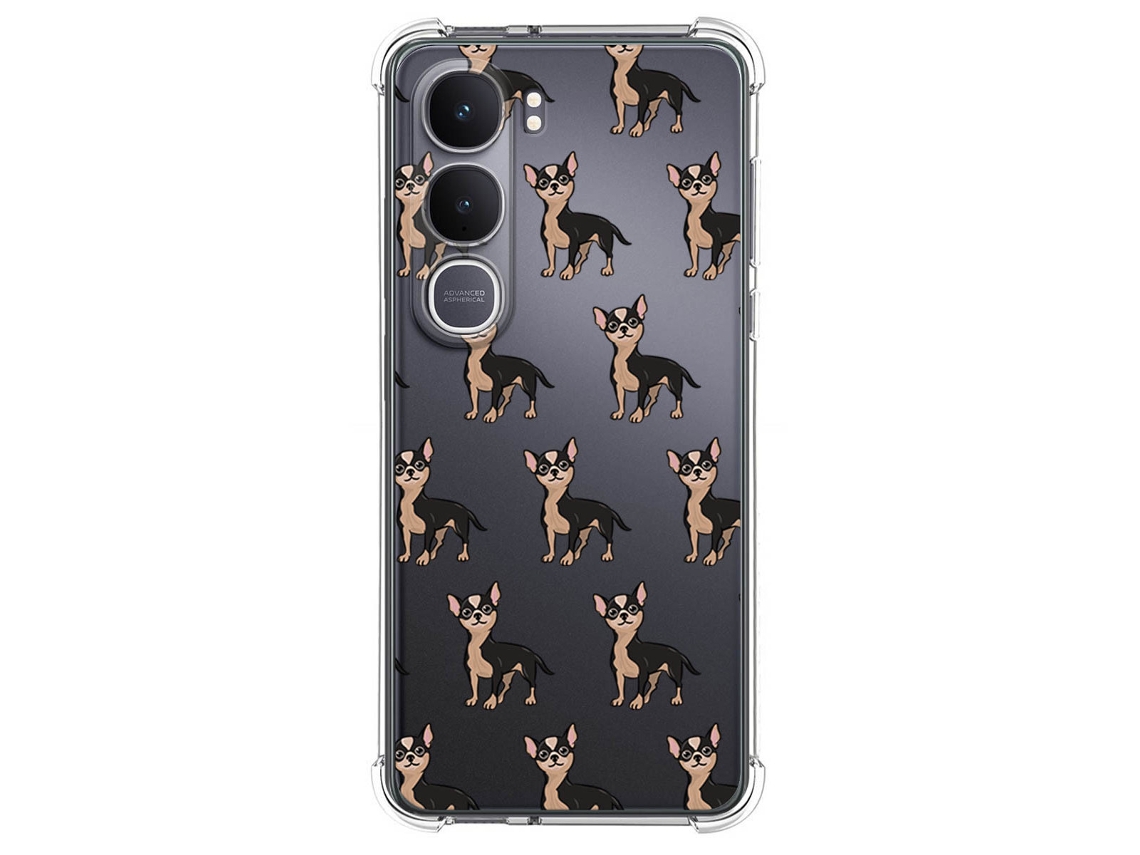 Capa Tumundosmartphone De Silicone À Prova De Choque Para Vivo Y31 5g / Y21d Design De Cachorro 11 Desenhos