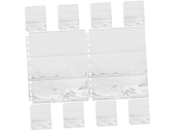 Pacote Com 10 Folhas De Capas Transparentes Para Cartões Fotográficos, Acessórios Para Álbuns De Fot Gokoco