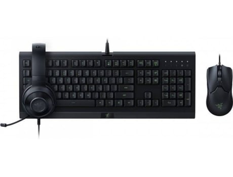 Bundle Teclado + Rato + Headset RAZER Power Up   Cynosa Lite Viper Kraken X Lite