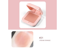 Polvo De Rubor Para Rostro Natural Fino De Larga Duración Con Empaque Rosa Bonito Y Portátil Para Mujeres