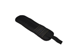 Pulsera Magnética Com Bolsa Para Ferramentas, Porta Parafusos E Pregos, Capa De Manutenção (preto)