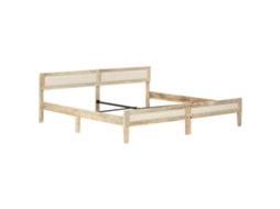 Estrutura de Cama 200 Cm Madeira de Mangueira Maciça MAISON EXCLUSIVE