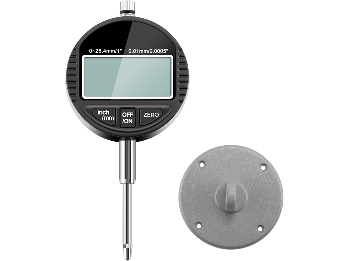 Indicador Digital Dti Com Escala De 0,01 Mm/0,5 Polegadas E Medidor 0
