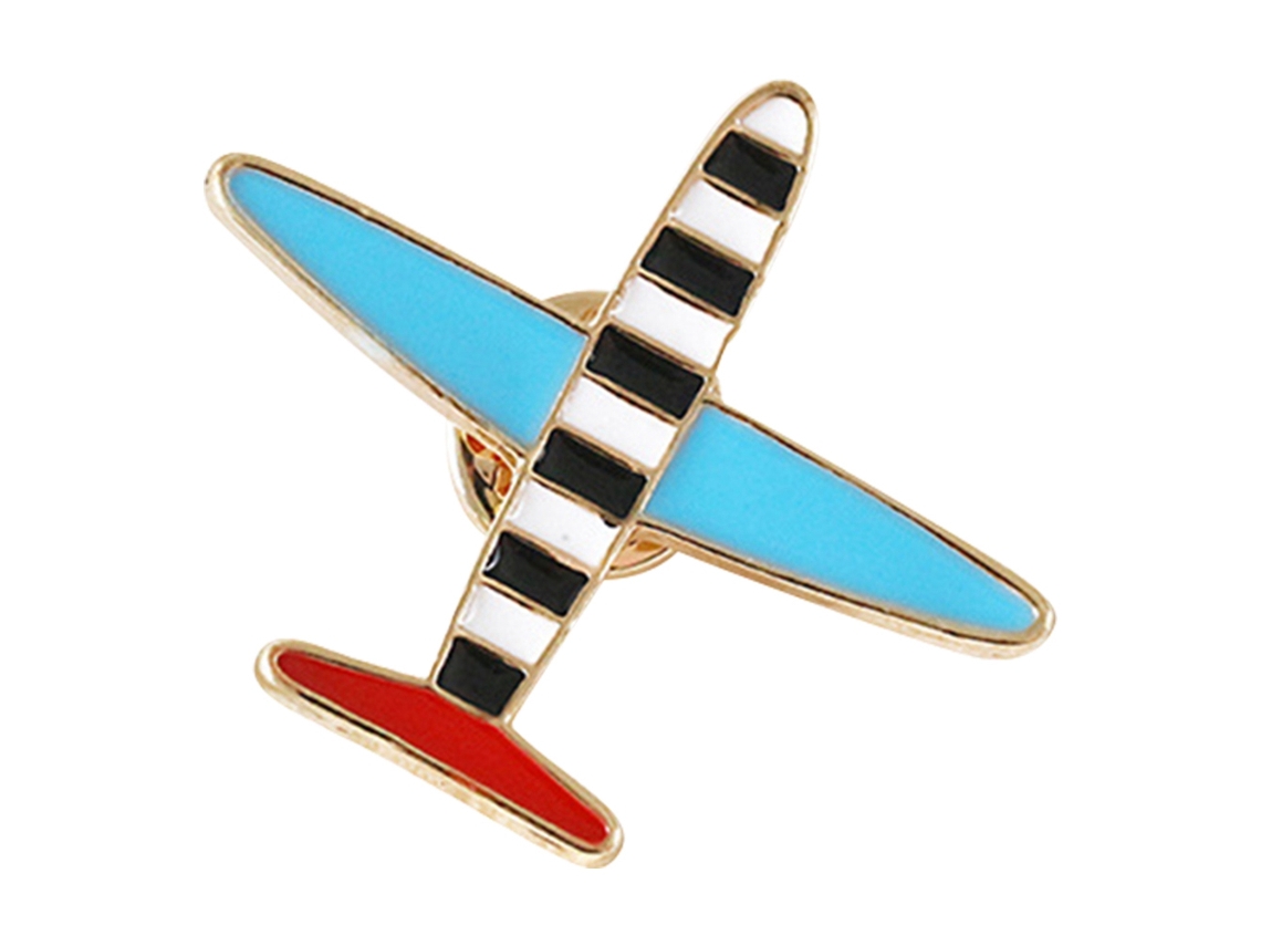 Pingente De Esmalte De Avião Moda Decoração De Roupa Presente