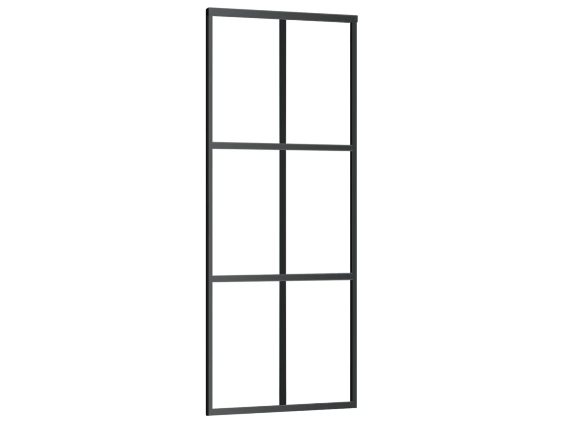 Sliding Door, Sliding Doors Vidaxl Preto Vidro (76 X 205 Cm)