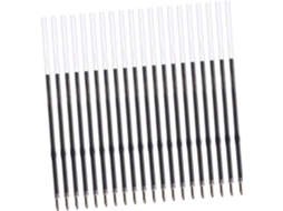 Gadpiparty 200 Refis De Caneta Esferográfica Com Ponta Fina 0,7 Mm,