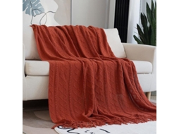 Manta Nórdica de Tricô para os Pés da Cama Toalha Decorativa Sofá Escritório Ar Condicionado Cochilo, Macio, Q