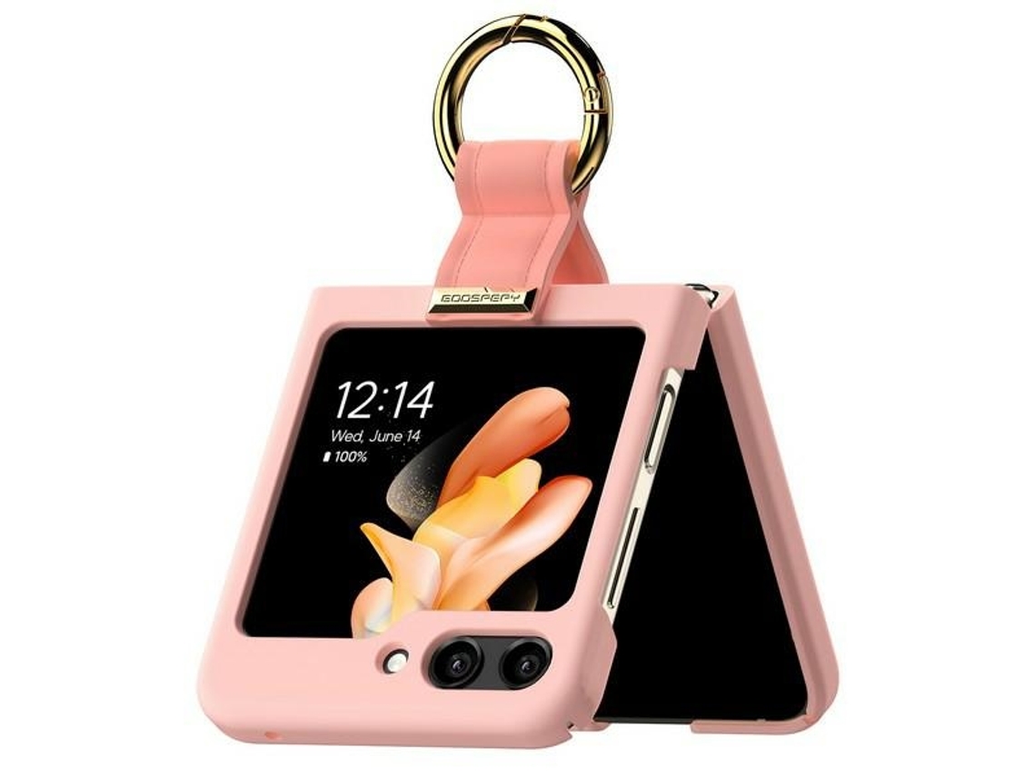 Capa para Samsung Galaxy Flip MERCURY Pele Sintética Rosa