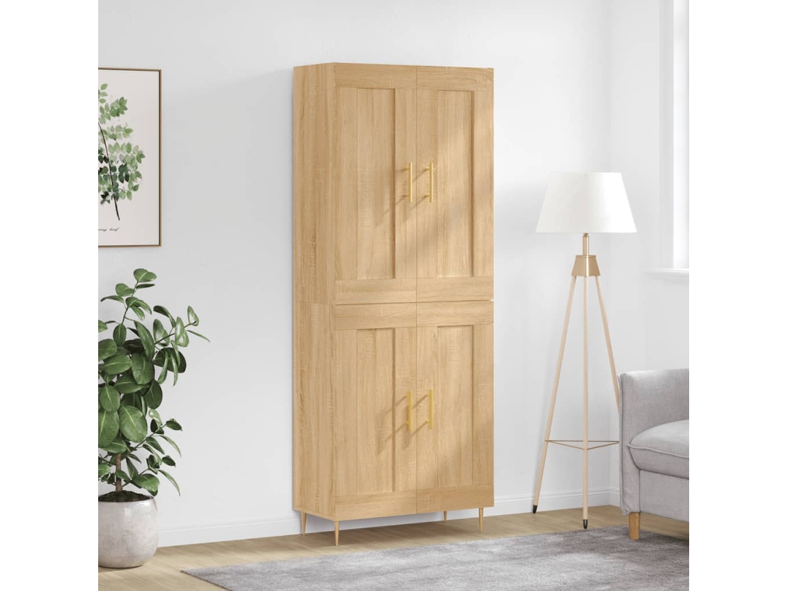 Highboard, Highboards Vidaxl Marrom Madeira Processada (n/a)