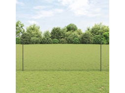 Vidaxl Cerca Hexagonal Com Poste 25 X 1,6 M Aço Revestido De Pvc Malha