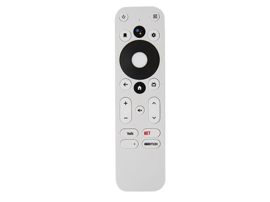 Controle Remoto Substituto Compatível Com Km2 Plus Android 4k Uhd Tv Box Bluetooth Comando Voz Branco Perfeito
