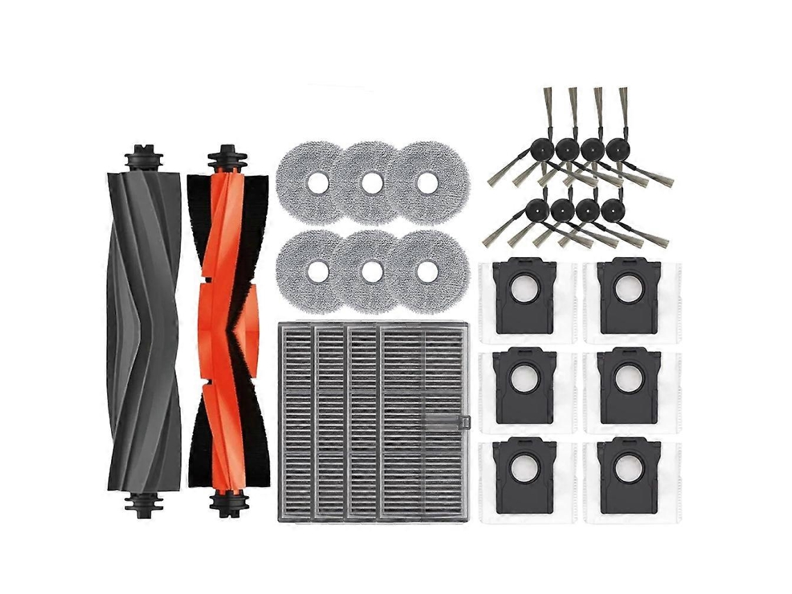 Peças De Reposição Para Robô Aspirador X40 Ultra/x40 Pro: Escova De Rolo, Escova Lateral, Filtro Hepa, Pano De Limpeza E Acessórios._ozo