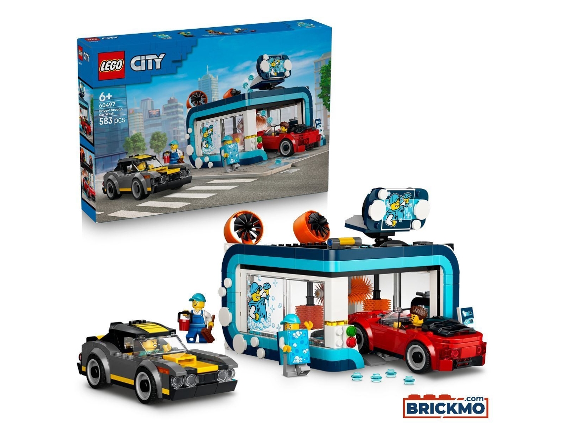 Lego City 60497 Lavagem De Automóveis Drive-through 60497