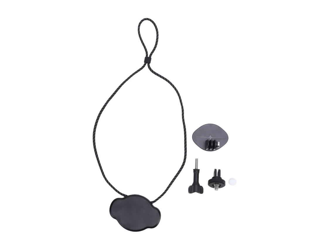 Suporte magnético de pescoço Raum para câmera e celular com alça para POV e vlog, acessórios para câmera