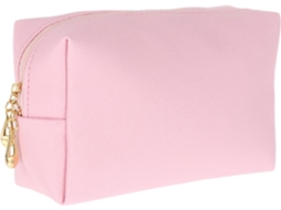 Nécessaire De Maquiagem Feminina De Couro Pu De Grande Capacidade, Leve E Portátil, Com Estampa.
