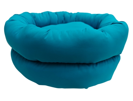 Cama Dupla 50Cm Confort Line Happy Days Turquesa PETWAU